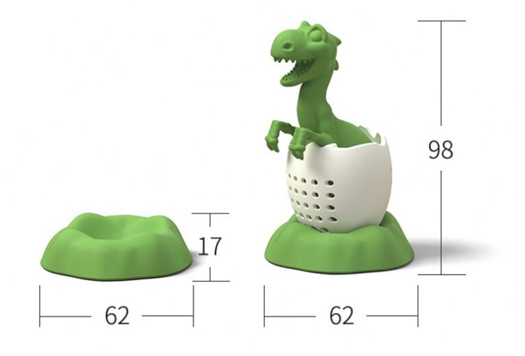 Dinosaur Baby Tea Leak Silicone Creative Product Tyrannosaurus Rex Tea Strainer