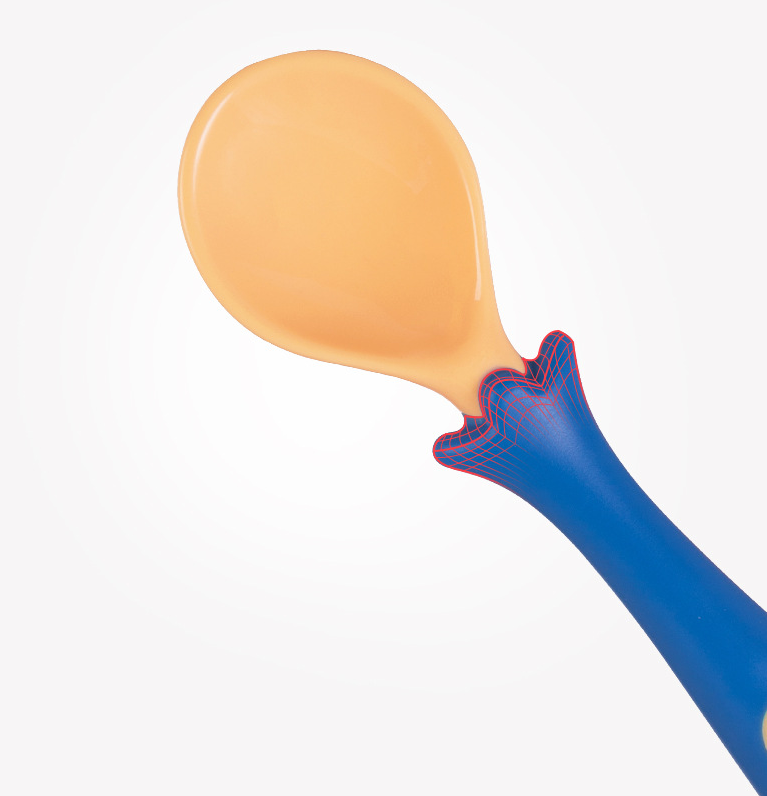 Baby Products To Learn Eat Curved Fork Spoon Cover