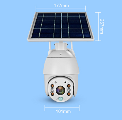 4G solar surveillance camera