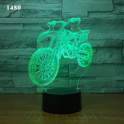 Motorcycle led desk lamp