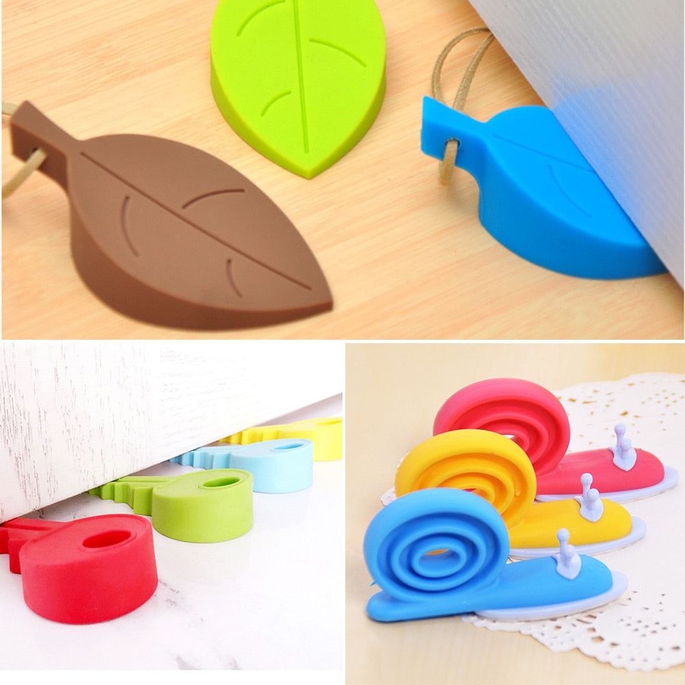 High Quality Baby Care Safety Door Stopper Protecting Product Children Kids Safe Leaves &amp;amp  Snails Baby Corner Protector