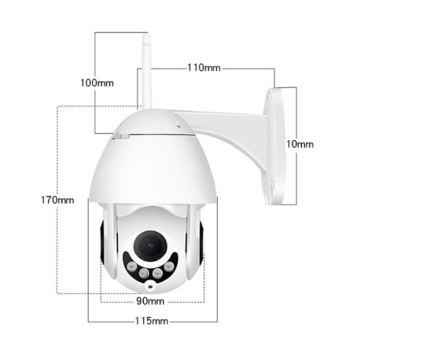 Wireless Dome Network Surveillance Camera