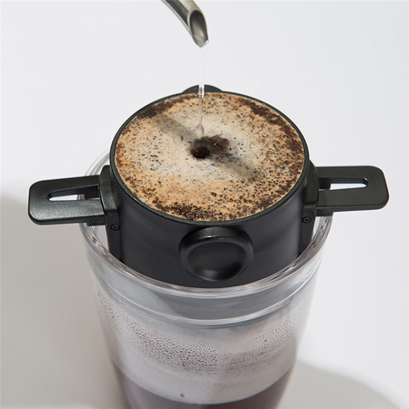 Foldable Portable Coffee Filter Stainless Steel Coffee Machine