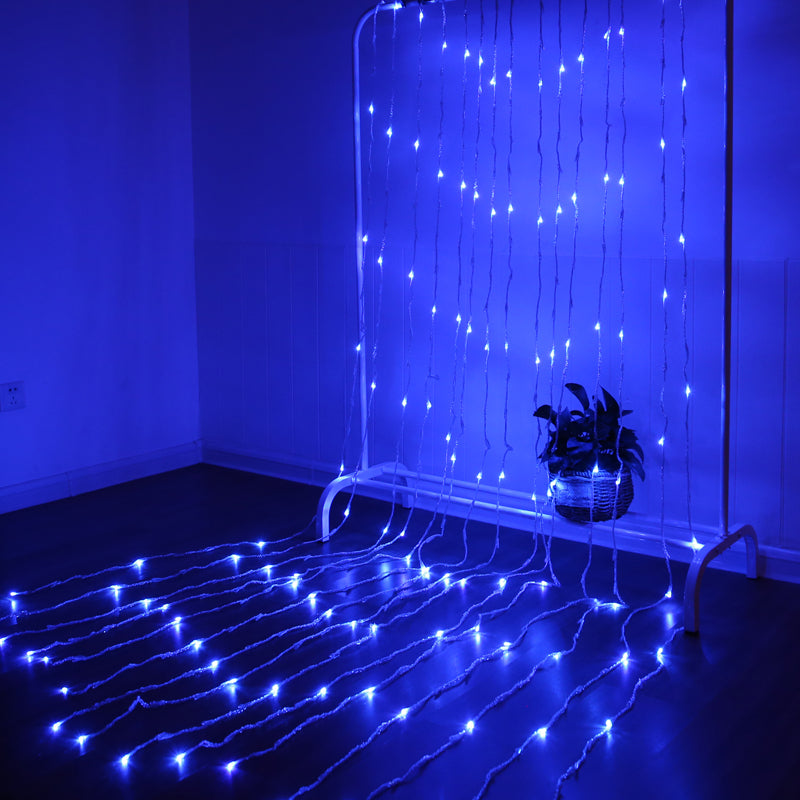 LED water lamp waterfall star string lamp