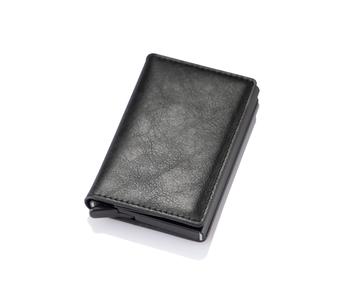 Rfid Anti-theft Brush Aluminum Alloy Man Brake Card Case