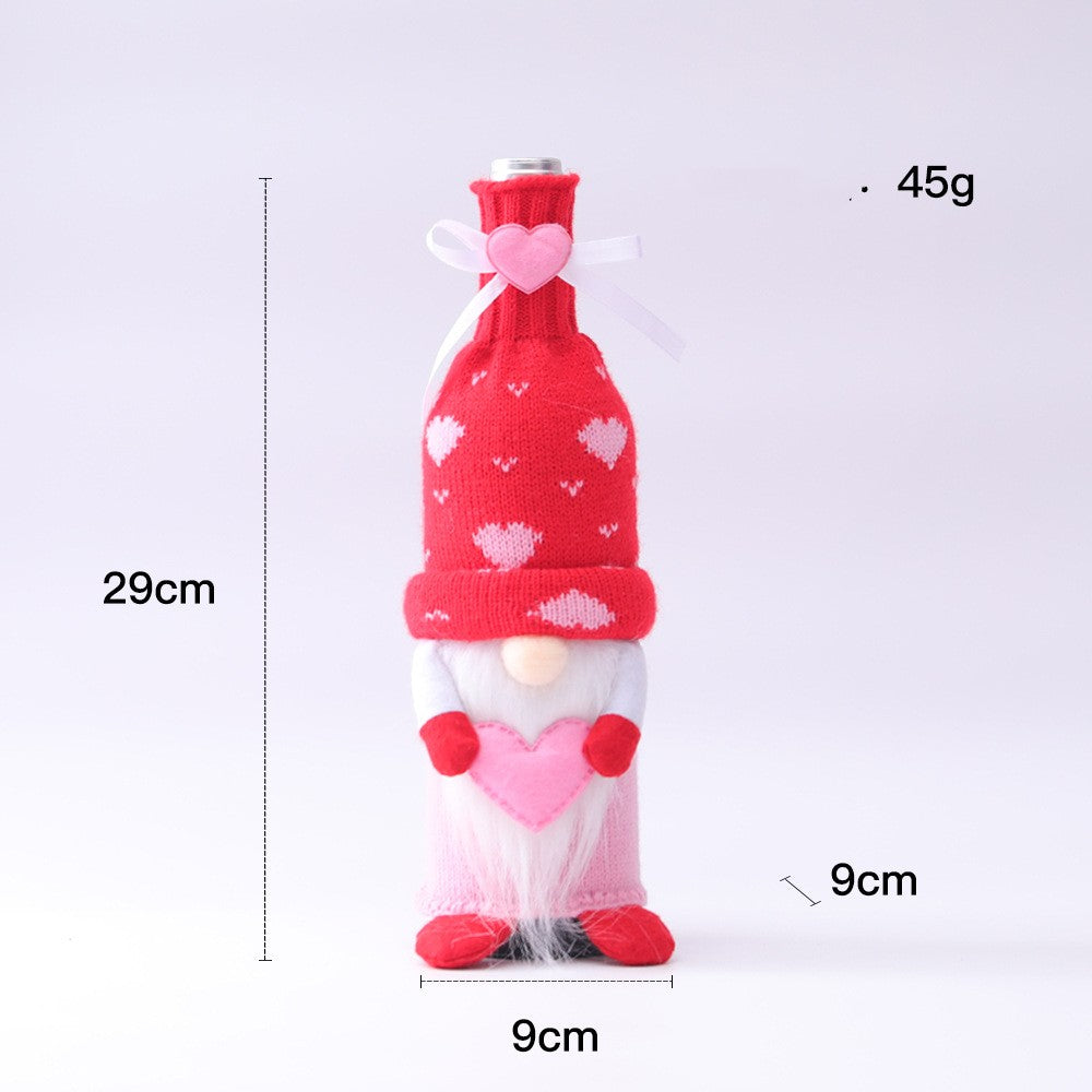 Faceless Baby Love Wine Bottle Set Household Products