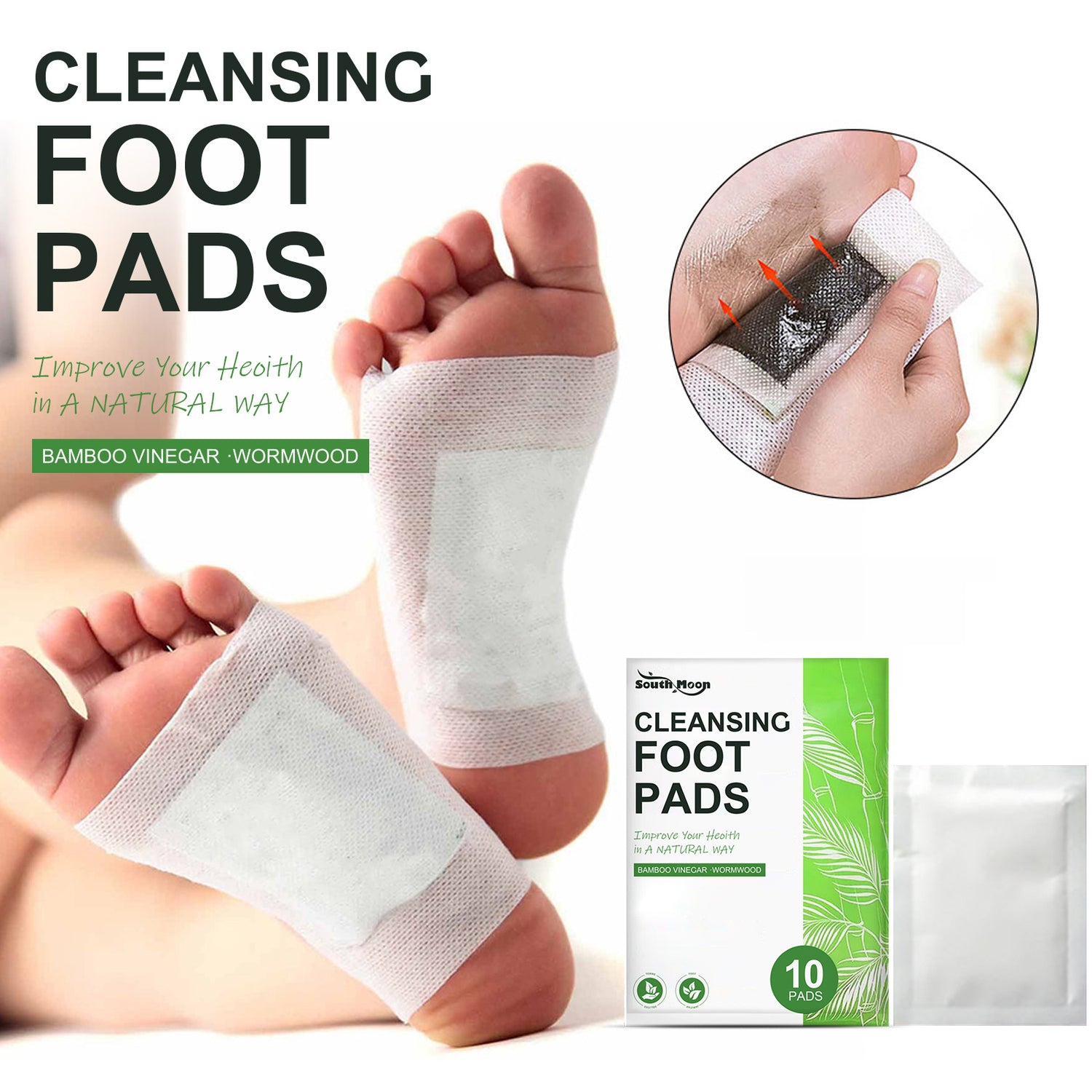 Natural Cleansing Care Moisturizing Foot Patch