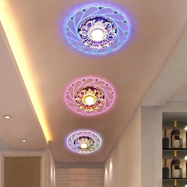 LED crystal corridor lamp