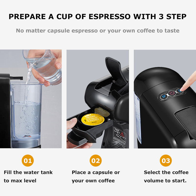 Multifunctional Italian Capsule Coffee Machine