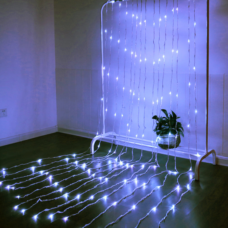 LED water lamp waterfall star string lamp