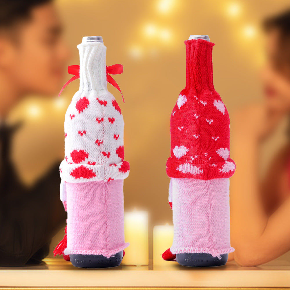 Faceless Baby Love Wine Bottle Set Household Products