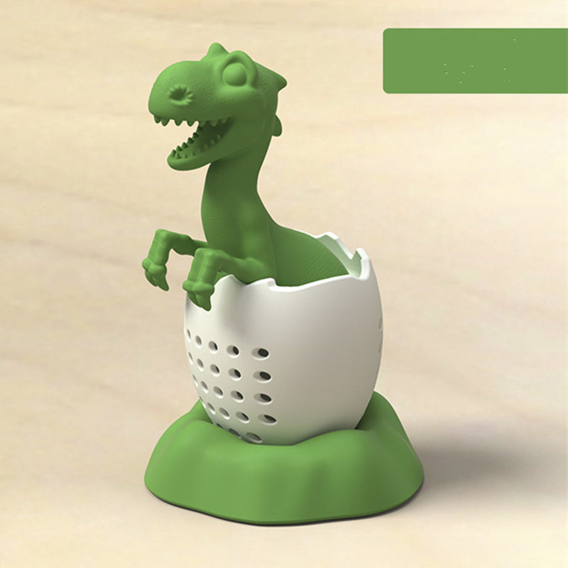 Dinosaur Baby Tea Leak Silicone Creative Product Tyrannosaurus Rex Tea Strainer