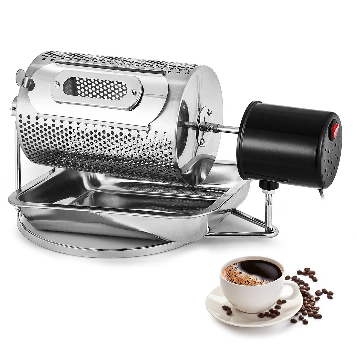 Stainless Steel Household Small Coffee Roasting Machine Roasting Bean Machine Dried Fruit Roasting Bean Machine Electric Coffee Bean Roasting Machine