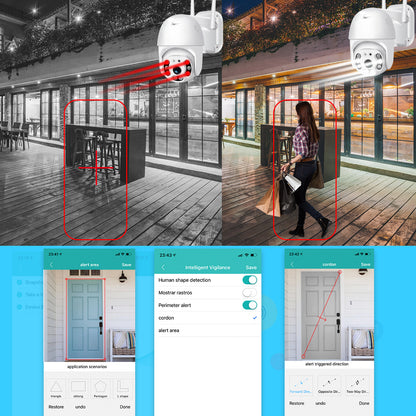 Wireless WiFi surveillance camera