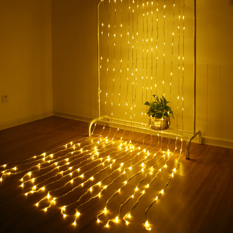 LED water lamp waterfall star string lamp