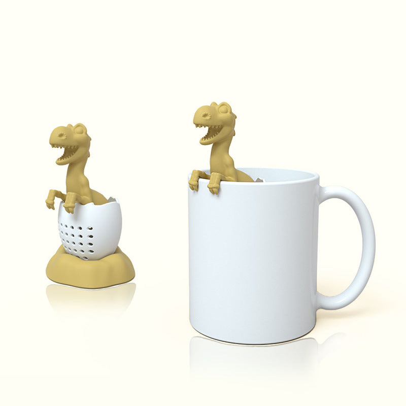 Dinosaur Baby Tea Leak Silicone Creative Product Tyrannosaurus Rex Tea Strainer