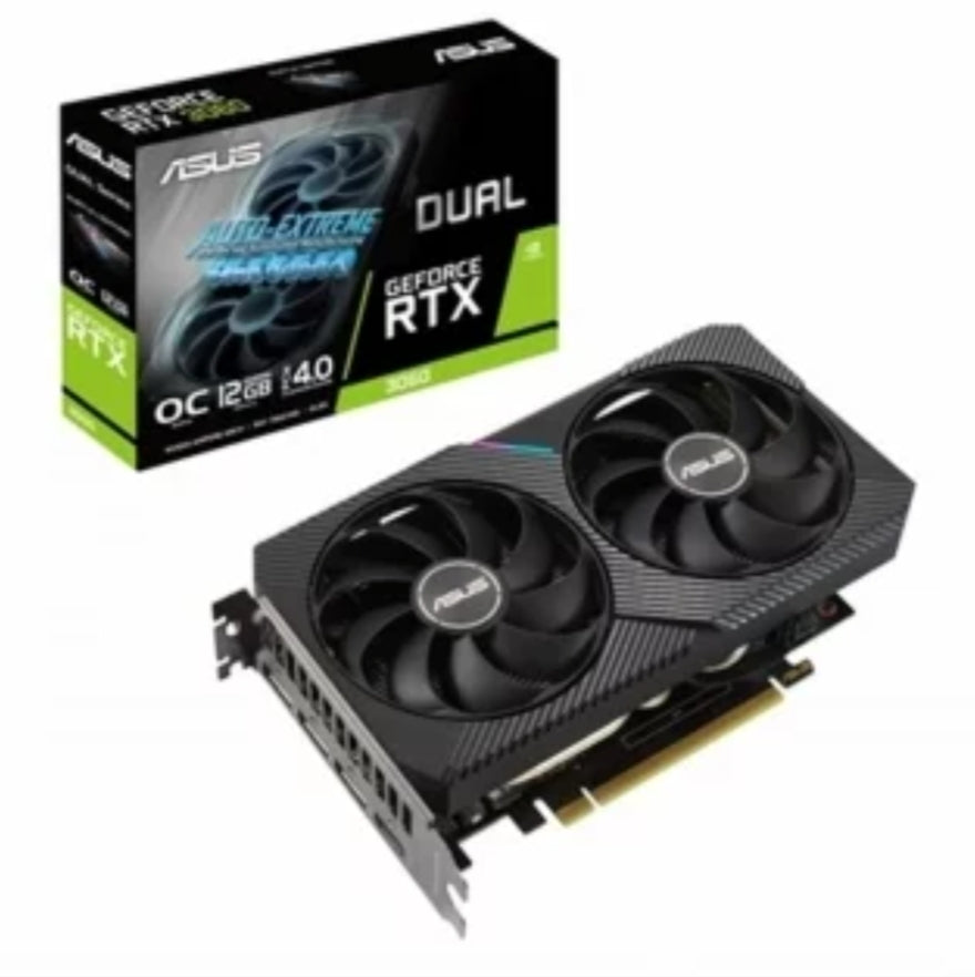 Carte Graphique Asus DUAL-RTX3060-O12G-V2 GDDR6 12 GO RAM NVIDIA GEFORCE RTX 3060