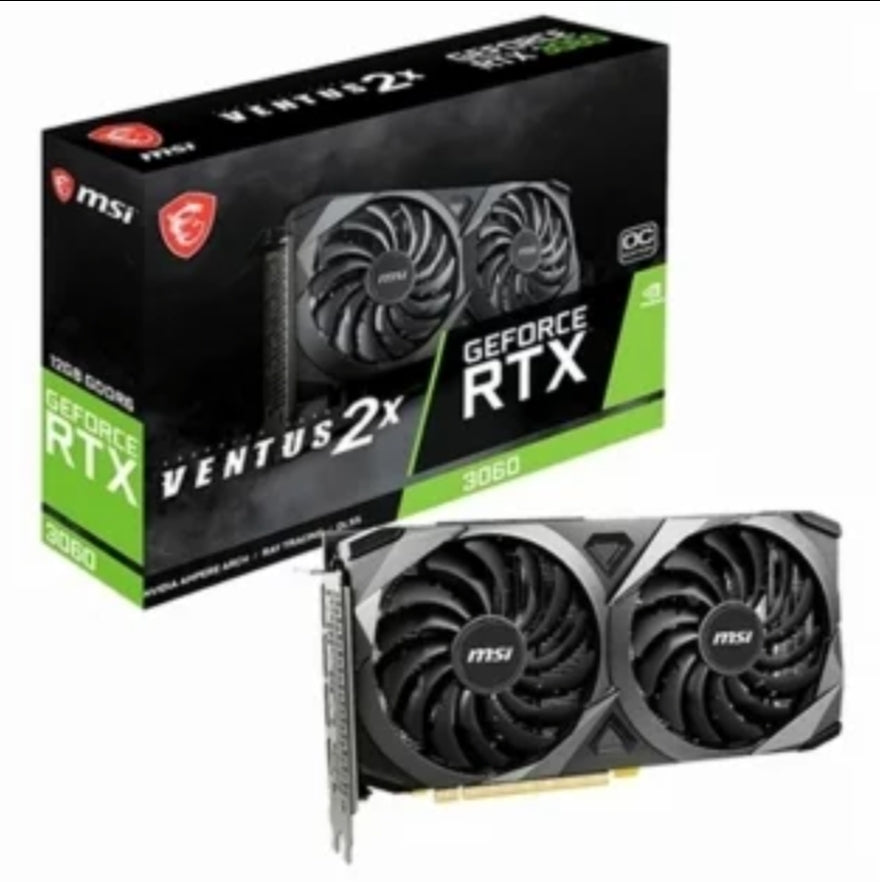 Carte Graphique MSi Geforce RTX 3060 VENTUS 2X OC 12 GB RAM NVIDIA