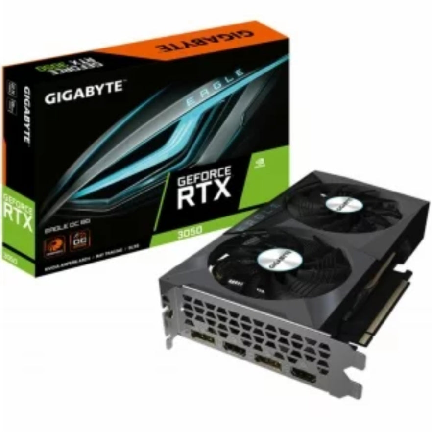 Carte graphique Gigabyte Geforce RTX 3050 EAGLE OC 8K ULTRA HD 8 Go RAM