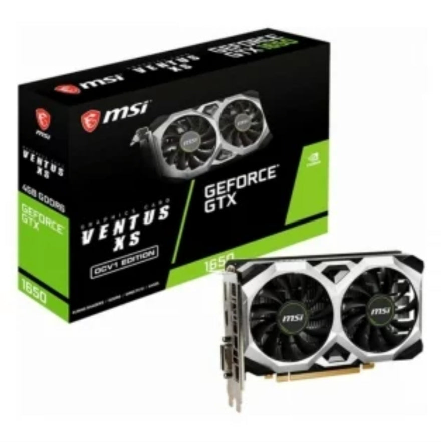 Carte graphique MSI NVIDIA GTX 1650 D6 VENTUS V809-3609R 4 Go DDR6 4 Go GDDR6