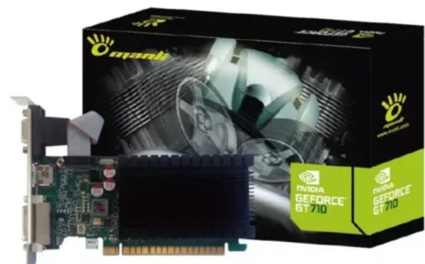 Cartes graphiques VGA Man GeForce® GT 710 2GB SDDR3 64bit LP | Manli – N308GT7100F2620