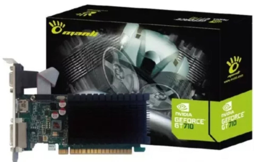 Cartes graphiques VGA Man GeForce® GT 710 2GB SDDR3 64bit LP | Manli – N308GT7100F2620