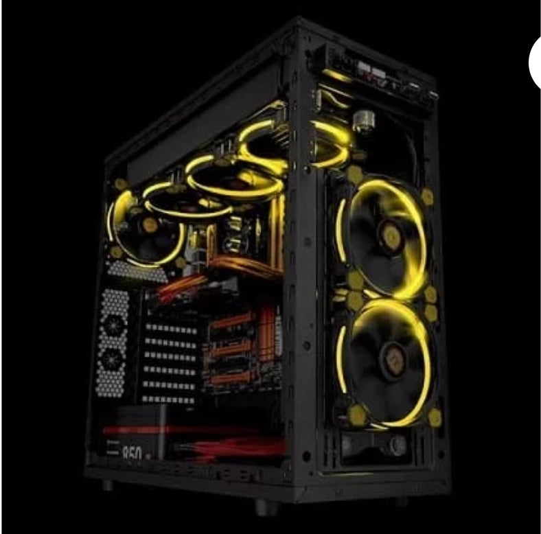 Thermaltake PC- Case Fan Riing 12 LED Yellow