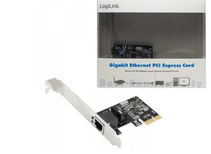 Carte PCI Express Logilink Gigabit Ethernet
Carte réseau Gigabit à intégrer dans un ordinateur. Prend en charge les normes communes IEEE 802.3 802.3u, 802.3ab et 802.3x. Taux de transfert maximum jusqu’à 2000 Mbit en mode duplex intégral. De