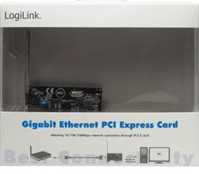 Carte PCI Express Logilink Gigabit Ethernet
Carte réseau Gigabit à intégrer dans un ordinateur. Prend en charge les normes communes IEEE 802.3 802.3u, 802.3ab et 802.3x. Taux de transfert maximum jusqu’à 2000 Mbit en mode duplex intégral. De