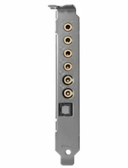 Carte son Interne 7.1 canaux Creative Sound Blaster Audigy
Creative Labs Sound Blaster Audigy Rx. Canaux de sortie audio: 7.1 canaux, Qualité audio: 24 bit, Le rapport signal sur bruit (SNR): 106 dB. Interface de l’hôte: PCI-E. Logiciels fo