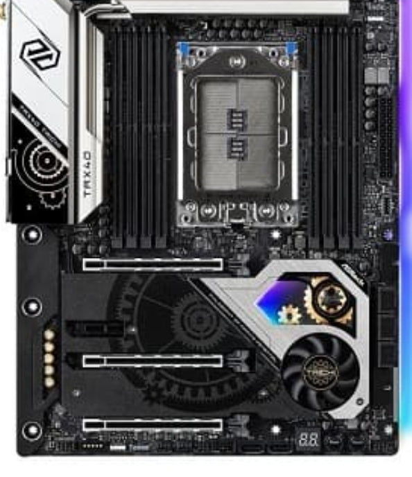 ASROCK TRX40 Taichi (TRX4) (D)
Asrock TRX40 Taichi. Fabricant de processeur: AMD, Socket de processeur (réceptable de processeur): sTRX4, Processeurs compatibles: AMD Ryzen. Types de mémoire pris en charge: DDR4-SDRAM, Type de support (sl