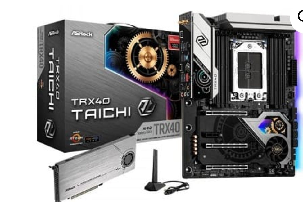 ASROCK TRX40 Taichi (TRX4) (D)
Asrock TRX40 Taichi. Fabricant de processeur: AMD, Socket de processeur (réceptable de processeur): sTRX4, Processeurs compatibles: AMD Ryzen. Types de mémoire pris en charge: DDR4-SDRAM, Type de support (sl