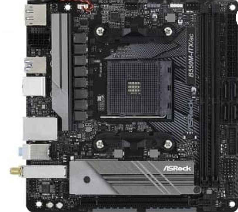 Asrock B550M-ITX/AC
Asrock B550M-ITX/ac. Fabricant de processeur: AMD, Socket de processeur (réceptable de processeur): Emplacement AM4, Processeurs compatibles: AMD Ryzen. Types de mémoire pris en charge: DDR4-SDRAM, Type de support (slo