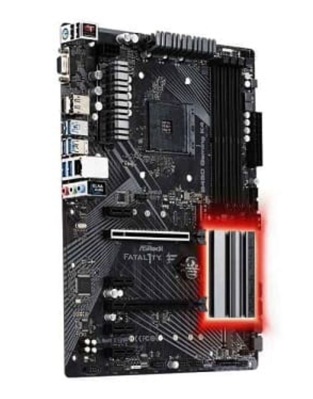 ASRock B450 Gaming K4 AM4 ATX D-Sub/HDMI/DP DDR4 retail
125,10€ 80,37€

Asrock Fatal1ty B450 Gaming K4. Types de mémoire pris en charge: DDR4-SDRAM, Mémoire de type fentes: DIMM, Prise en charge de la mémoire vitesse d’horloge: 2133,2400,2667,2933 MHz. Fa