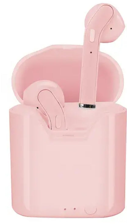 Ecouteurs Bluetooth Color Sound Pink avec Dock de Charge