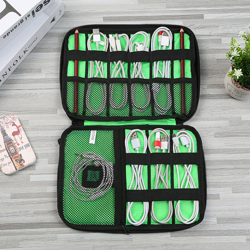 Multifunctional Portable Data Cable Phone Accessories Storage Bag