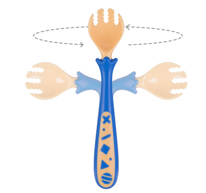 Baby Products To Learn Eat Curved Fork Spoon Cover