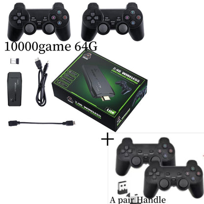 M8 Tv Hdmi Mini Hd Wireless Arcade Joystick Double Fc Game Console Family U Bao Game Console Ps1