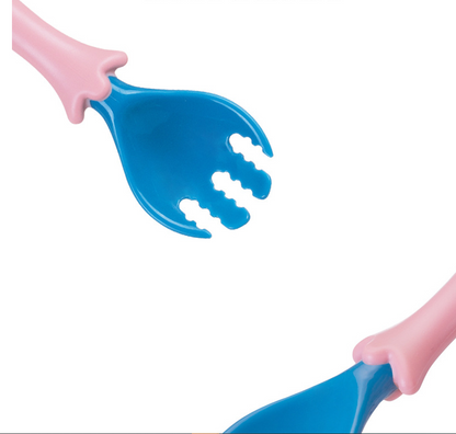 Baby Products To Learn Eat Curved Fork Spoon Cover