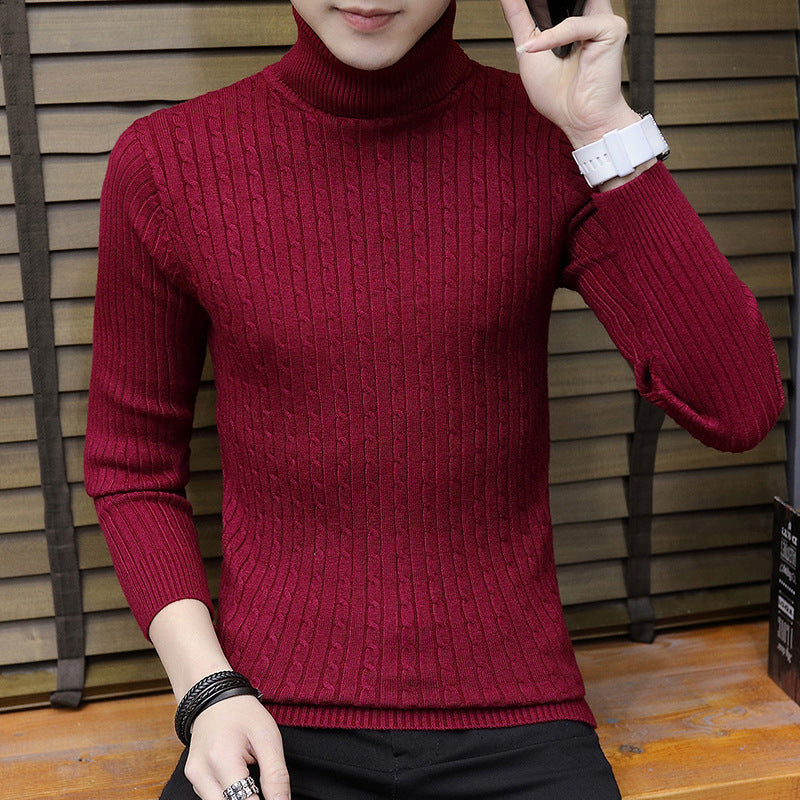 Autumn Style Cross Eight High-neck Trendy Man