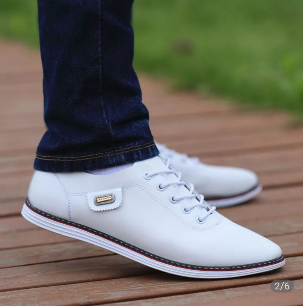 Chaussure homme en cuir synthétique confortable