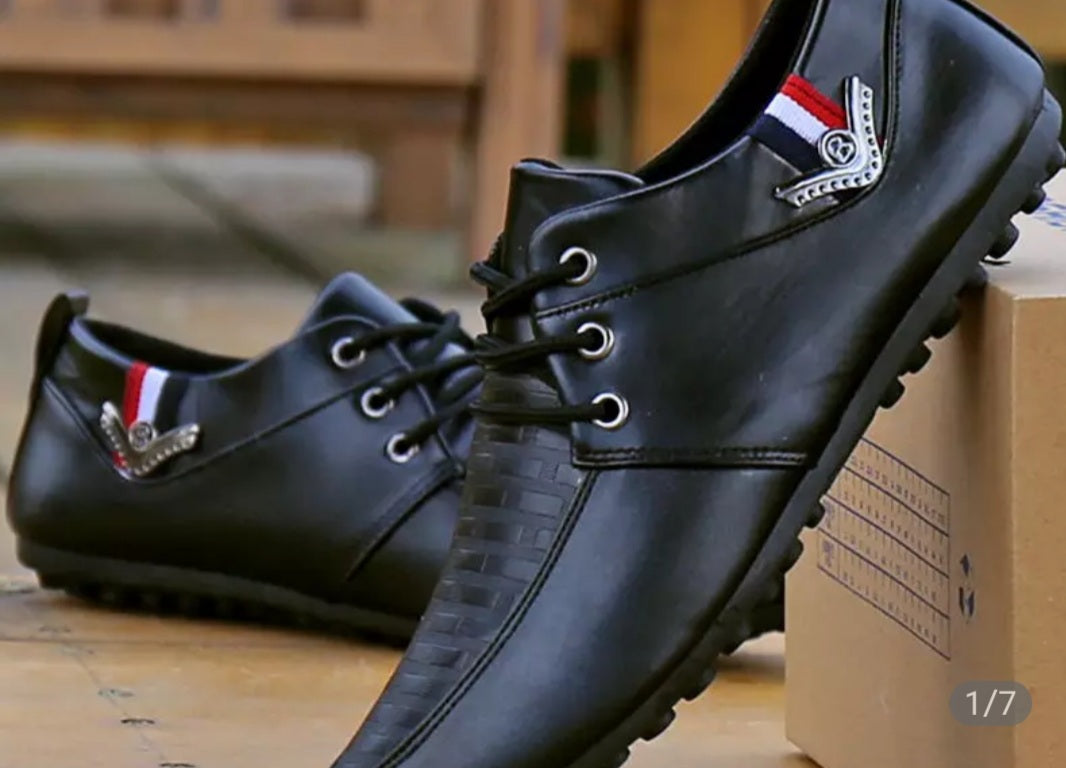 Mocassins en cuir véritable pour homme