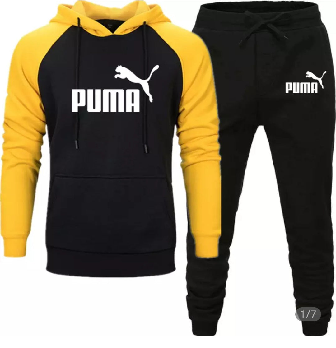 Nouveau 2020 marque survêtement mode hommes vêtements de sport deux pièces ensembles tout coton polaire épais à capuche + pantalon costume de sport mâle