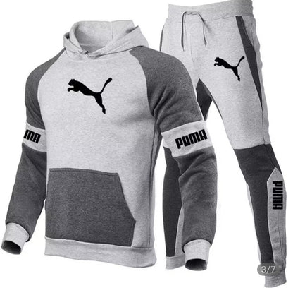 Printemps automne hommes sweats à capuche Sport costume mode 2021 marque survêtement de Sport hommes ensemble Sport deux pièces sweat à capuche rayé pantalon hommes ensembles